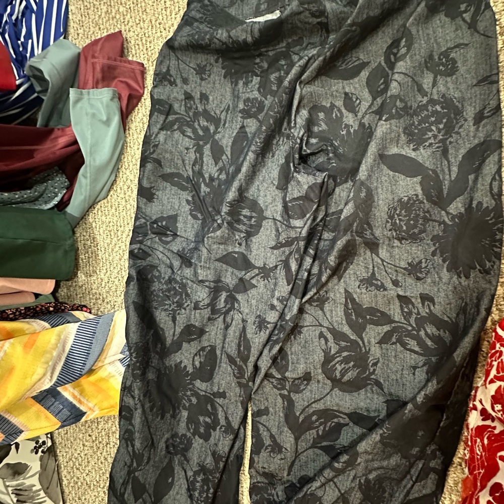 Floral Patterned Pants